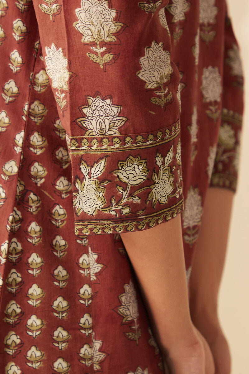 Sehra Aiza Bagru Kurta