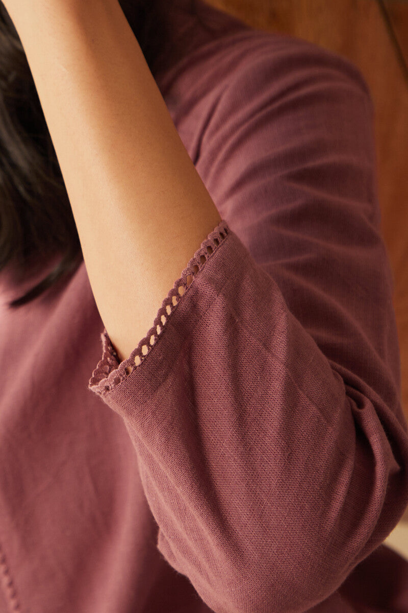 Roza Seher Mauve Kurta