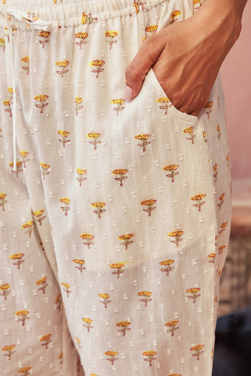 Gauhar Samaira Sanganeri Narrow Pants