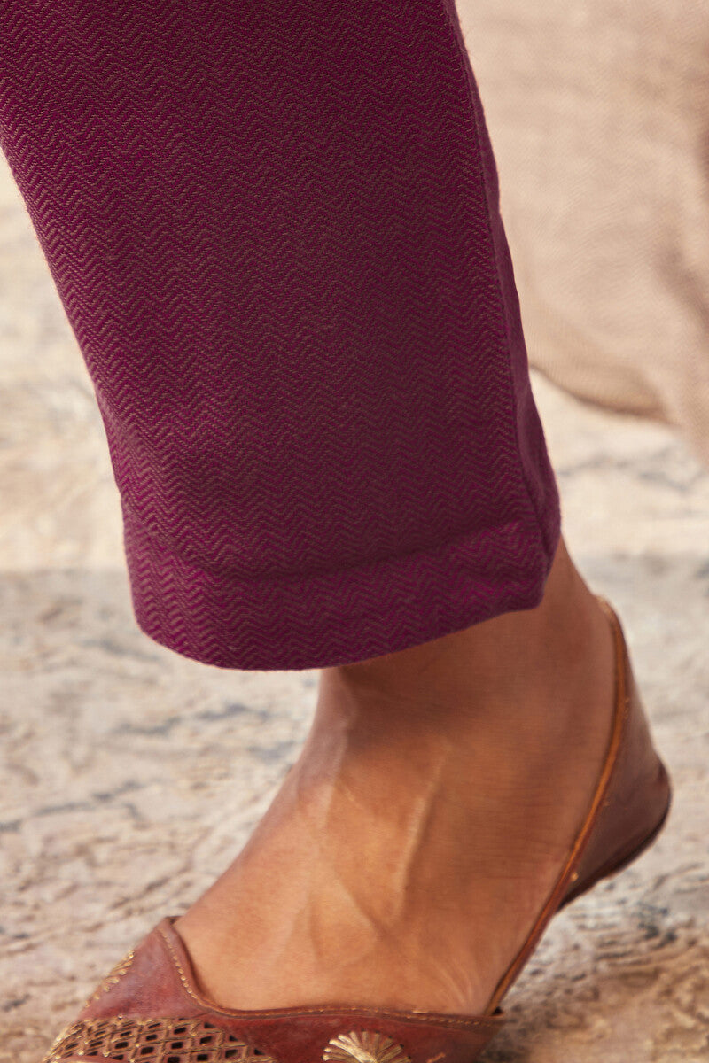 Naadirah Nikhat Faux Wool Narrow Pants