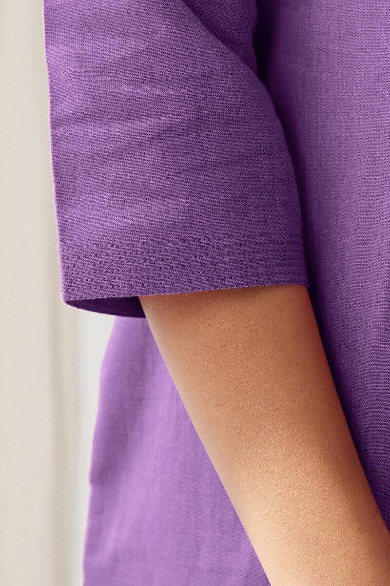 Roza Seher Violet Kurta