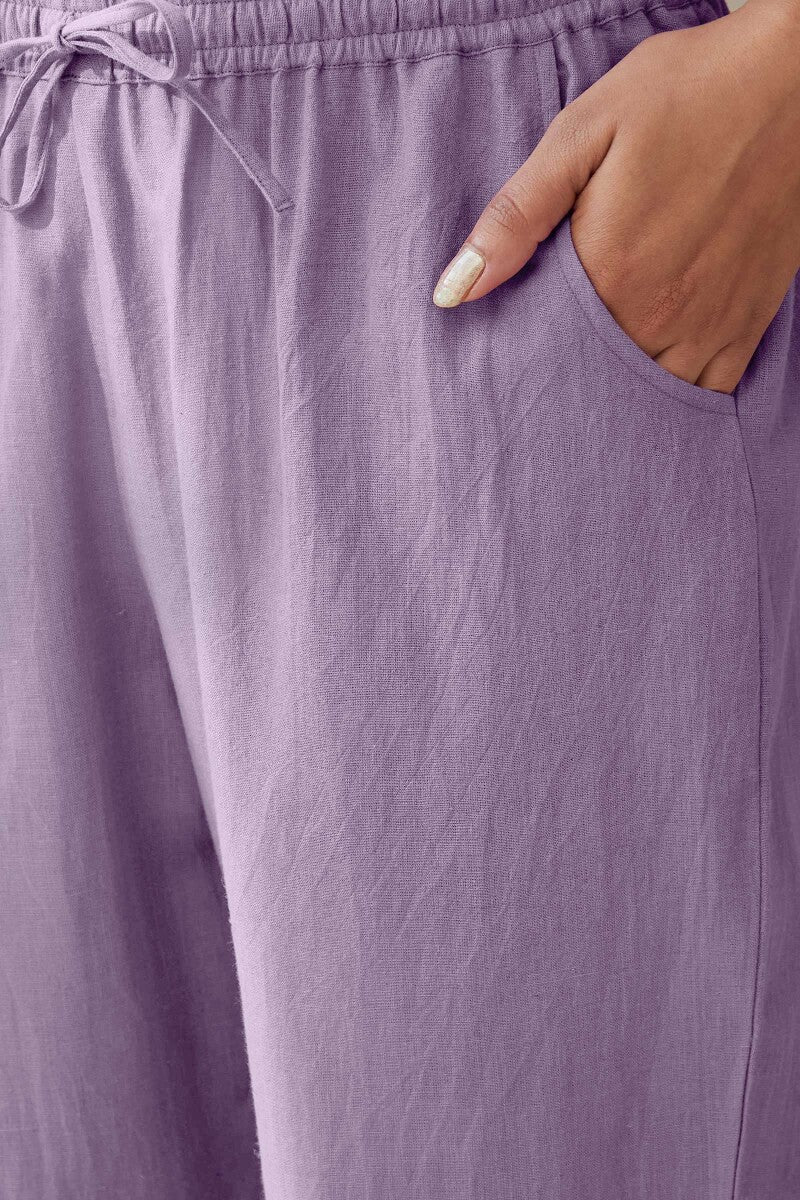 Roza Seher Lavender Narrow Pants