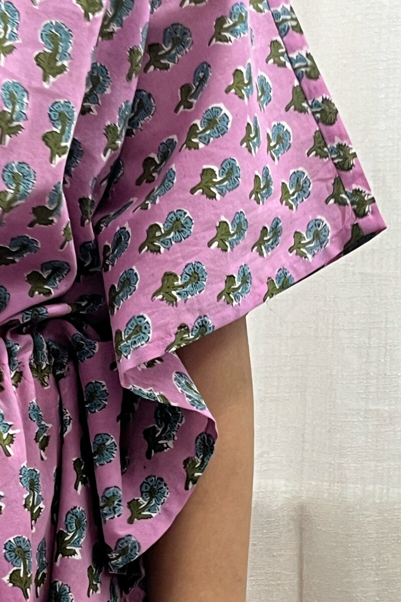 Purple Handcrafted Kaftan