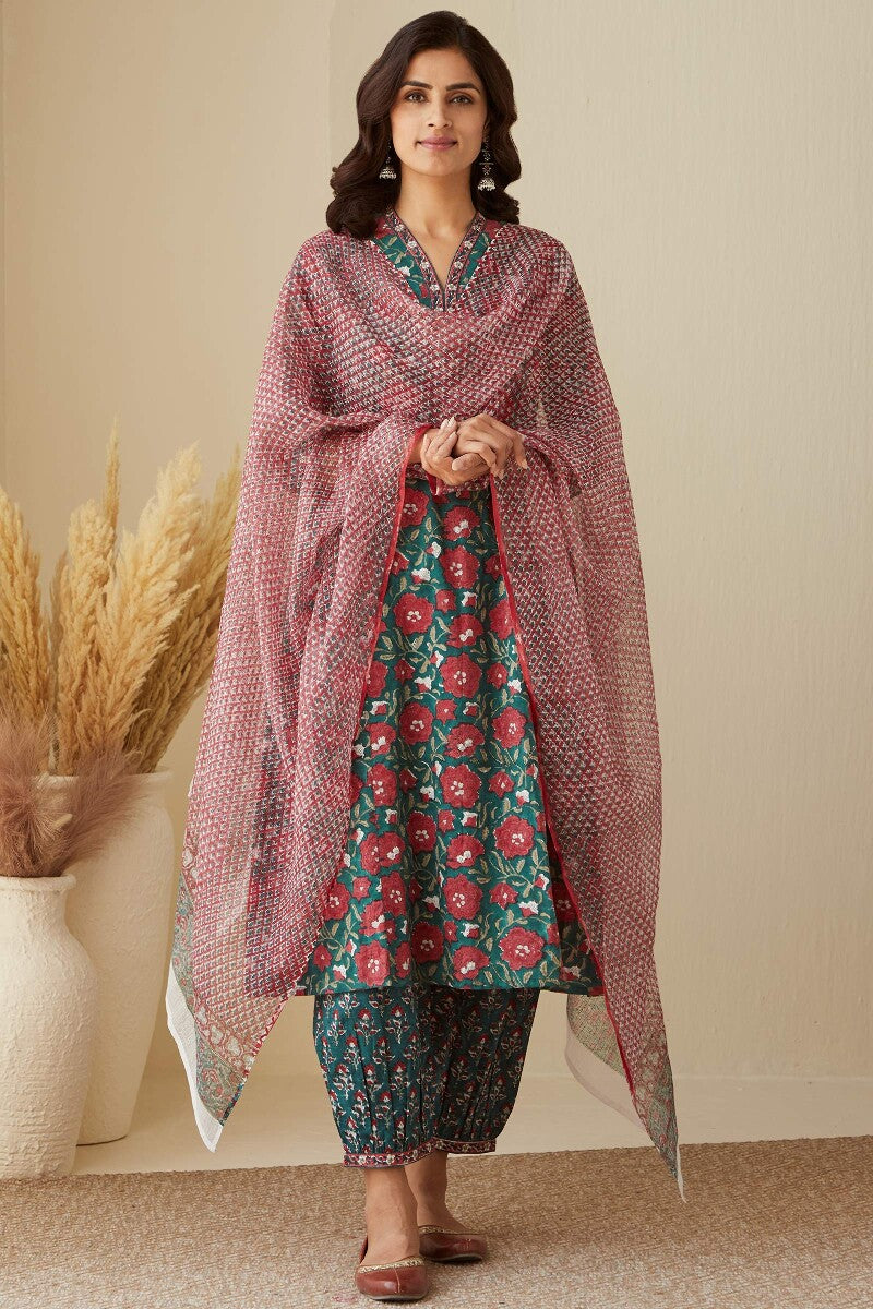 Zahira Farah Sanganeri Dupatta