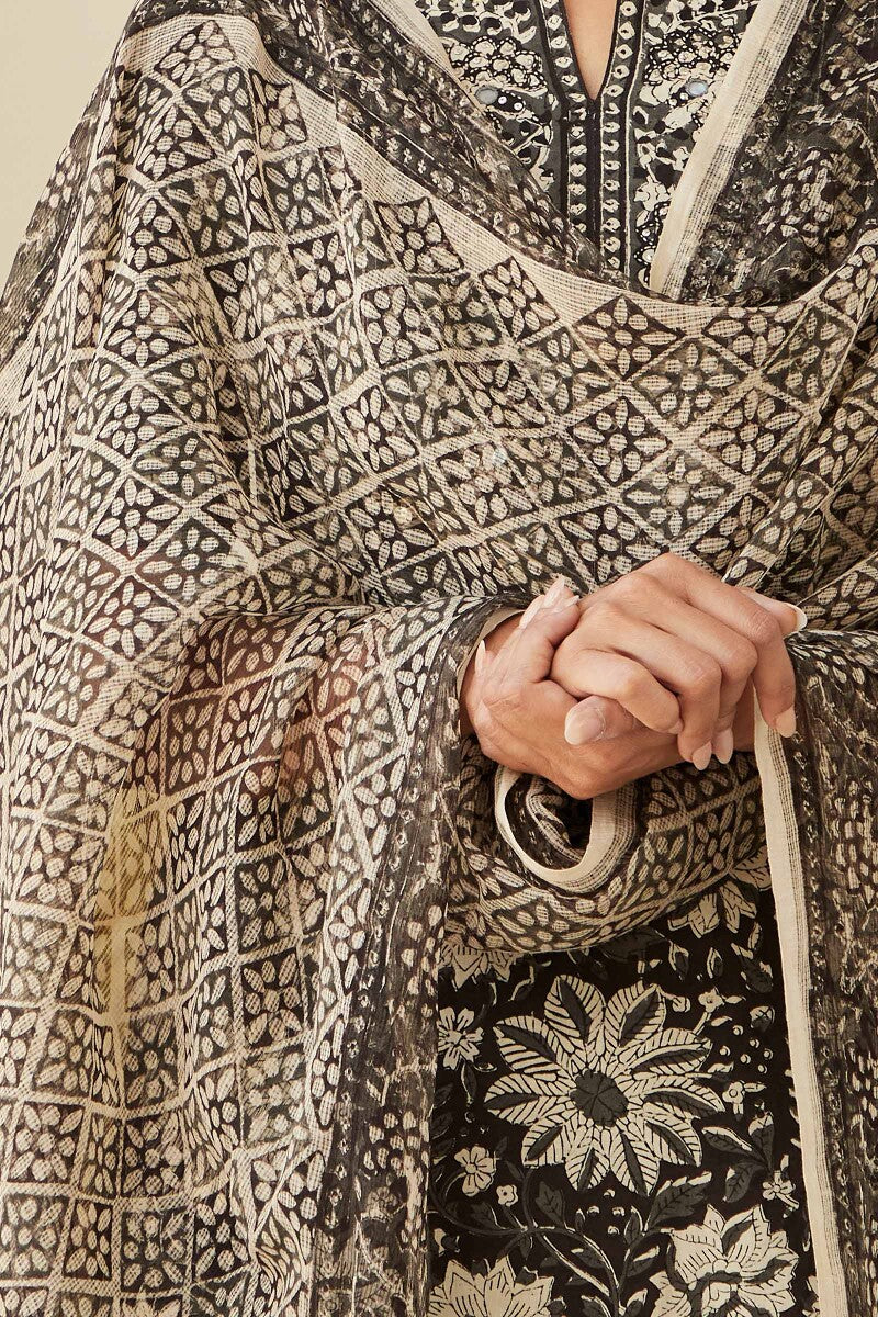 Sehra Mahira Bagru Kota Dupatta