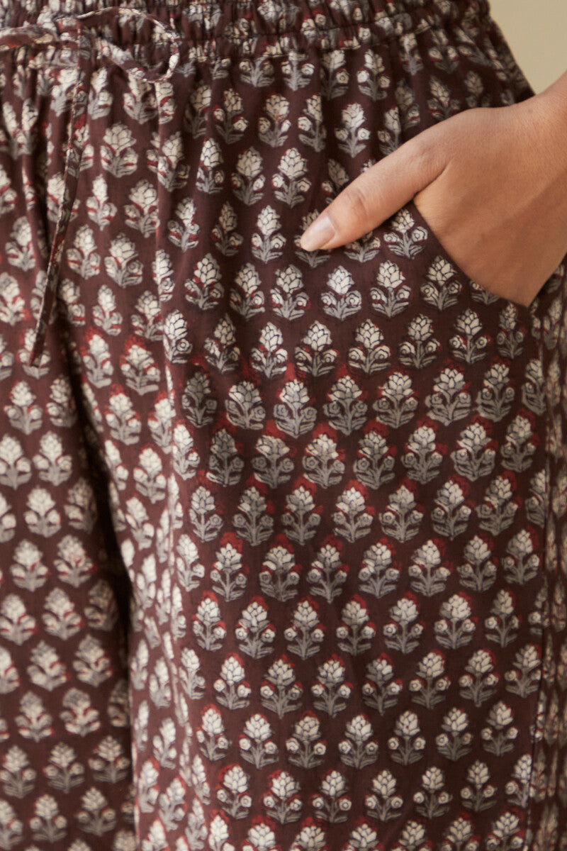 Sehra Farheen Bagru Narrow Pants