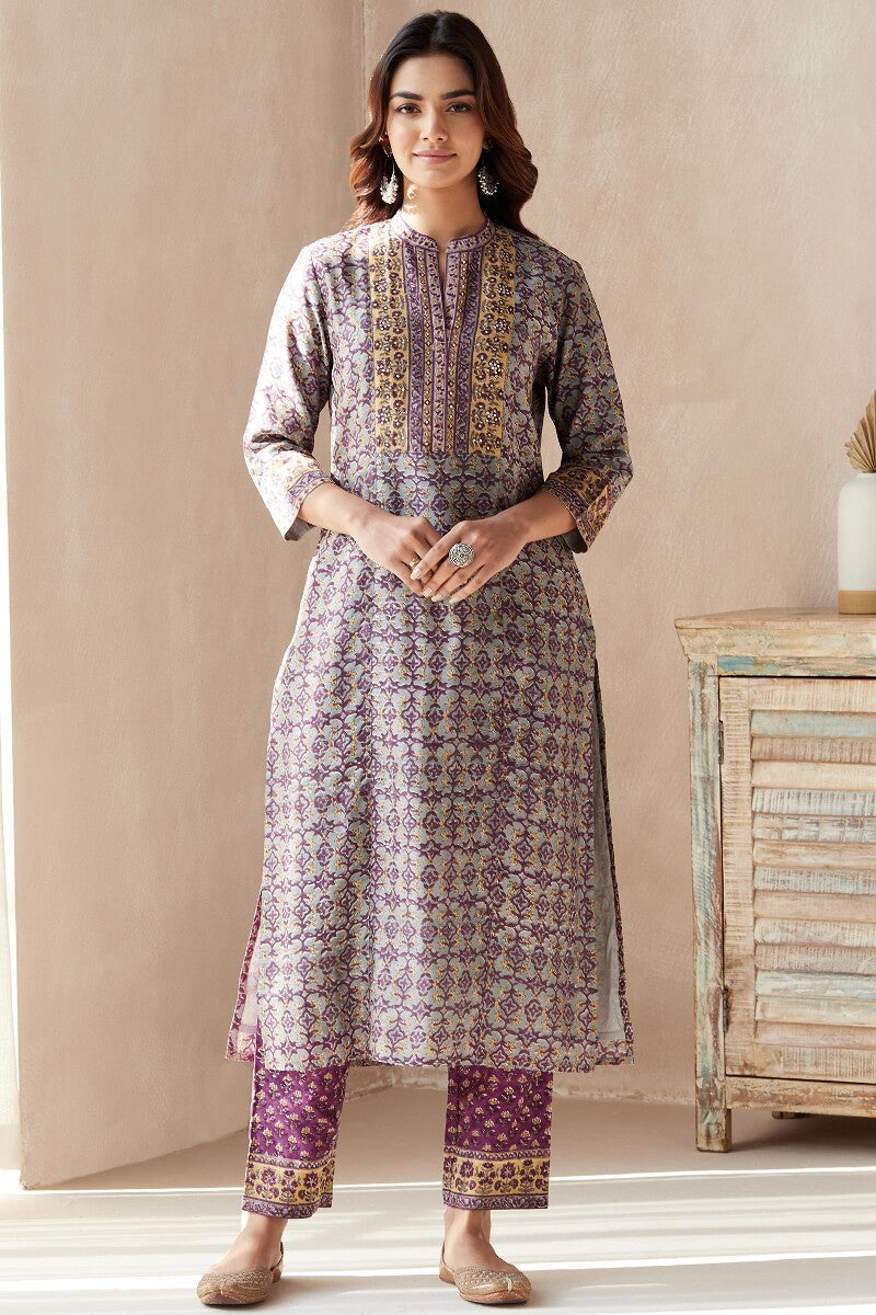 Mehrunissa Jasmin Chanderi Kurta