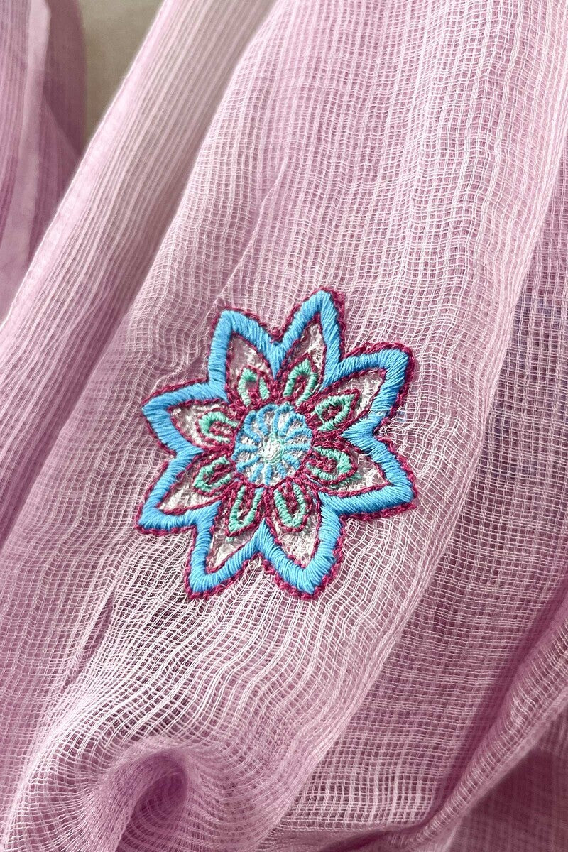 Pink Handcrafted Dupatta