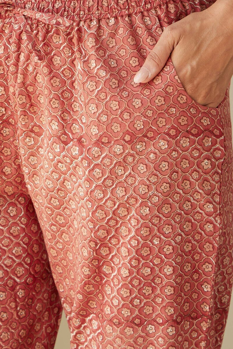 Mehnaz Jia Sanganeri Narrow Pants