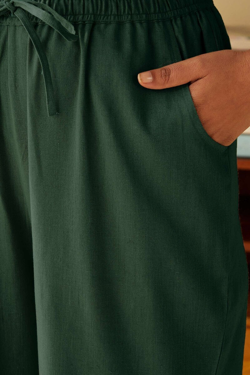 Roza Seher Green Pants