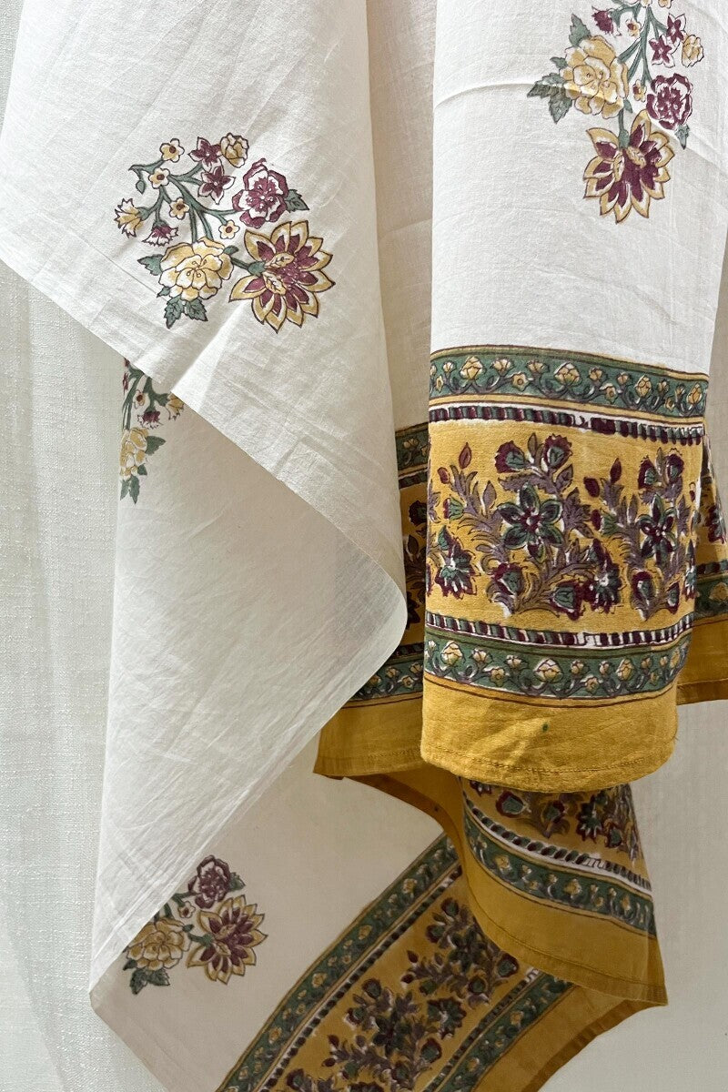 Cream Sanganeri Dupatta