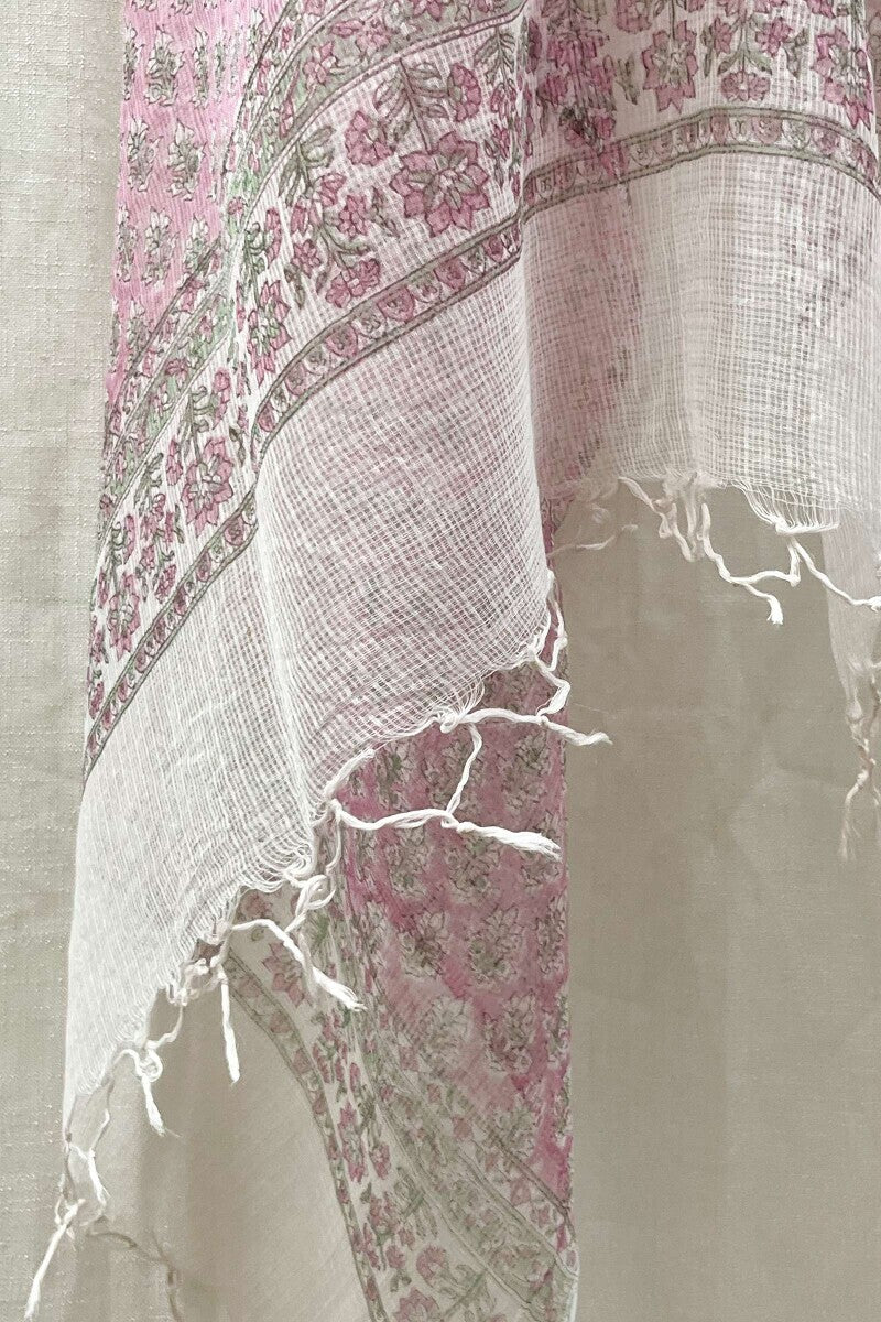 Pink Sanganeri Kota Dupatta