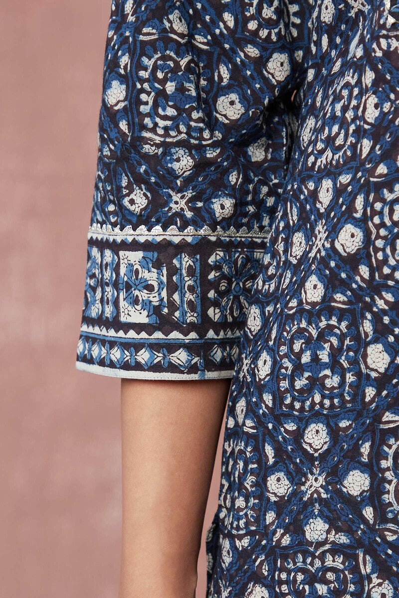 Sehra Layla Bagru Kurta