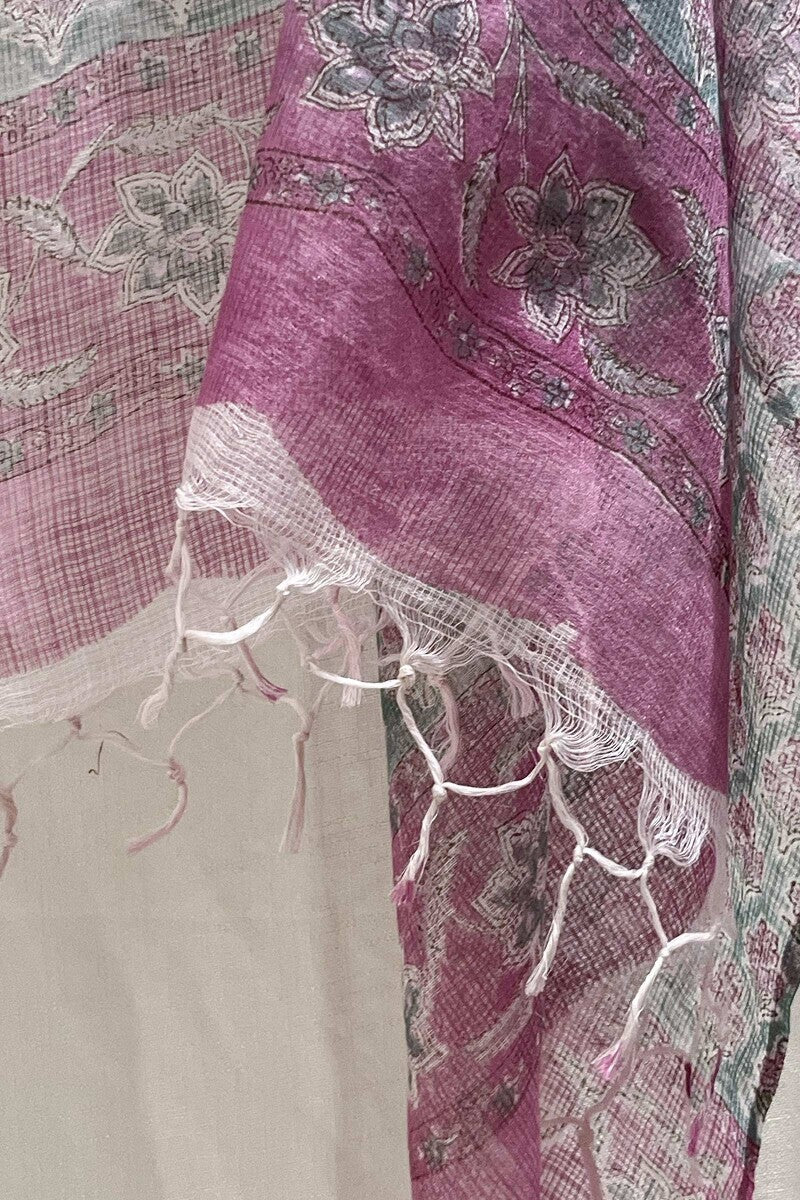 Sanganeri Pink Dupatta