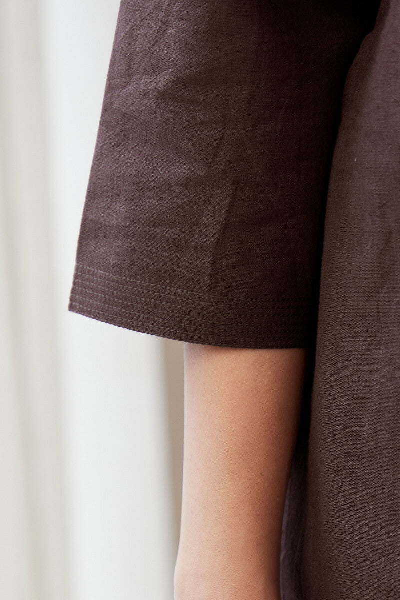 Roza Seher Brown Kurta