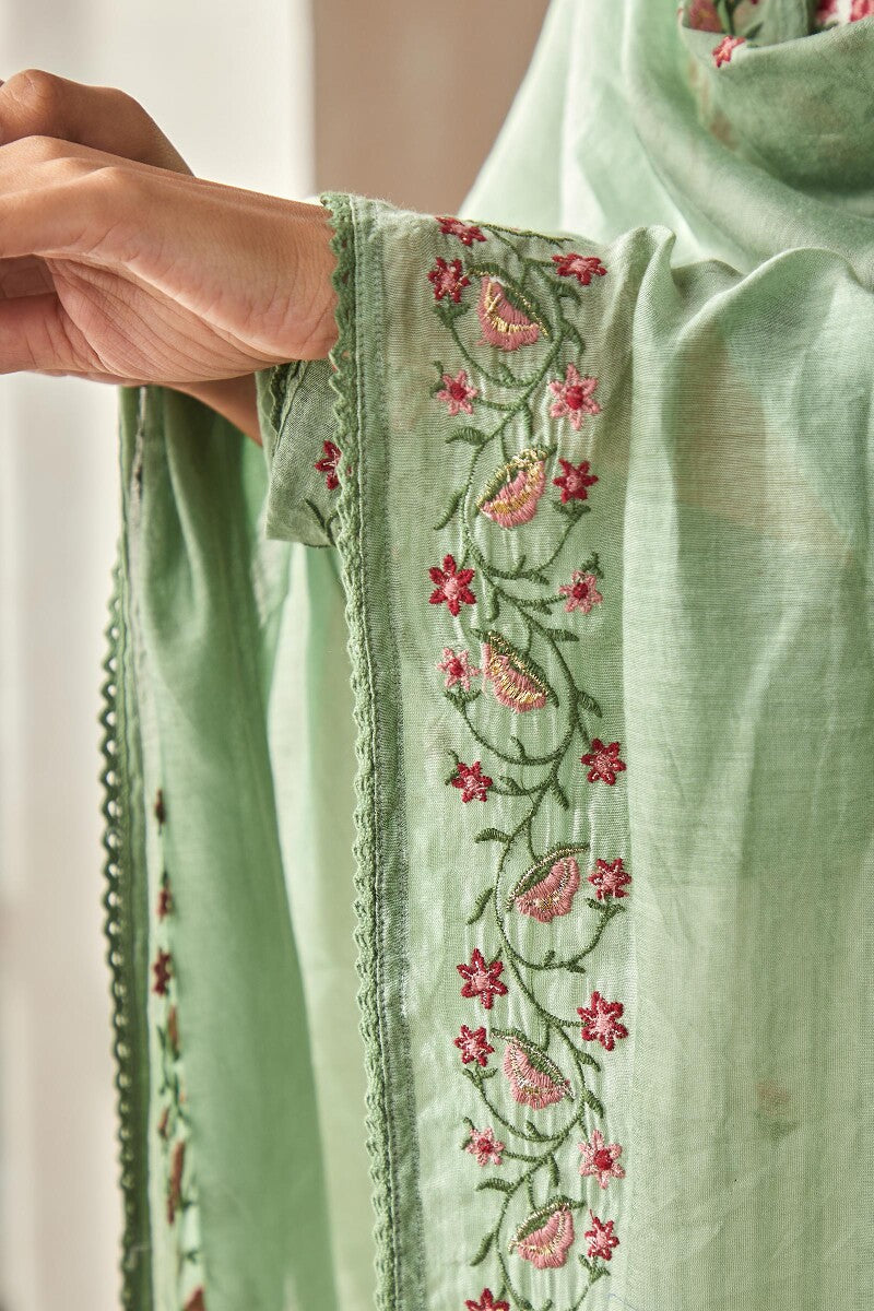 Gulbarg Faheema Cotton Silk Dupatta