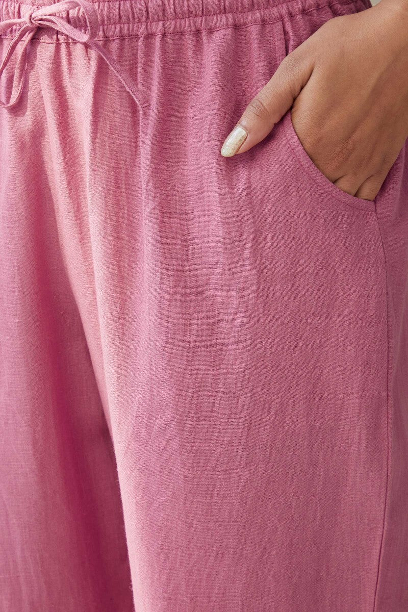 Roza Seher Pink Narrow Pants