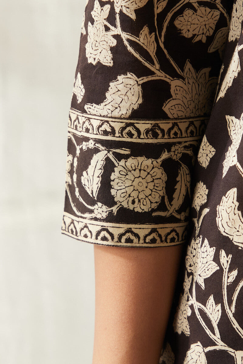 Roza Farah Bagru Kurta