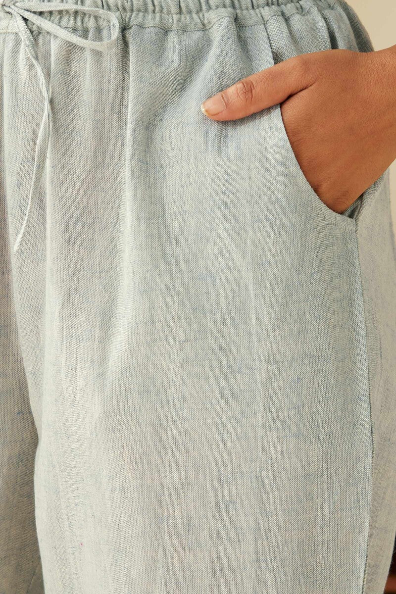 Roza Seher Blue Narrow Pants