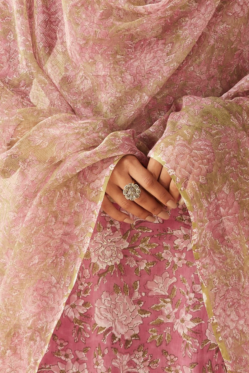 Gulshan Bagh Gauhar Sanganeri Dupatta