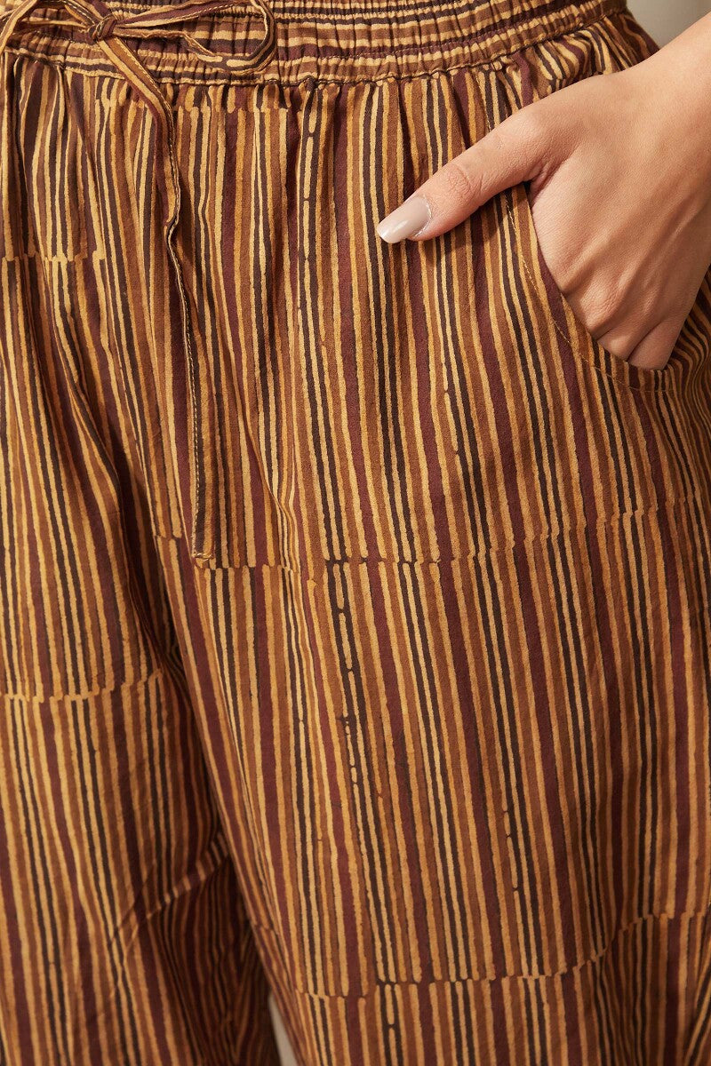 Sehra Yasmine Ajrak Narrow Pants