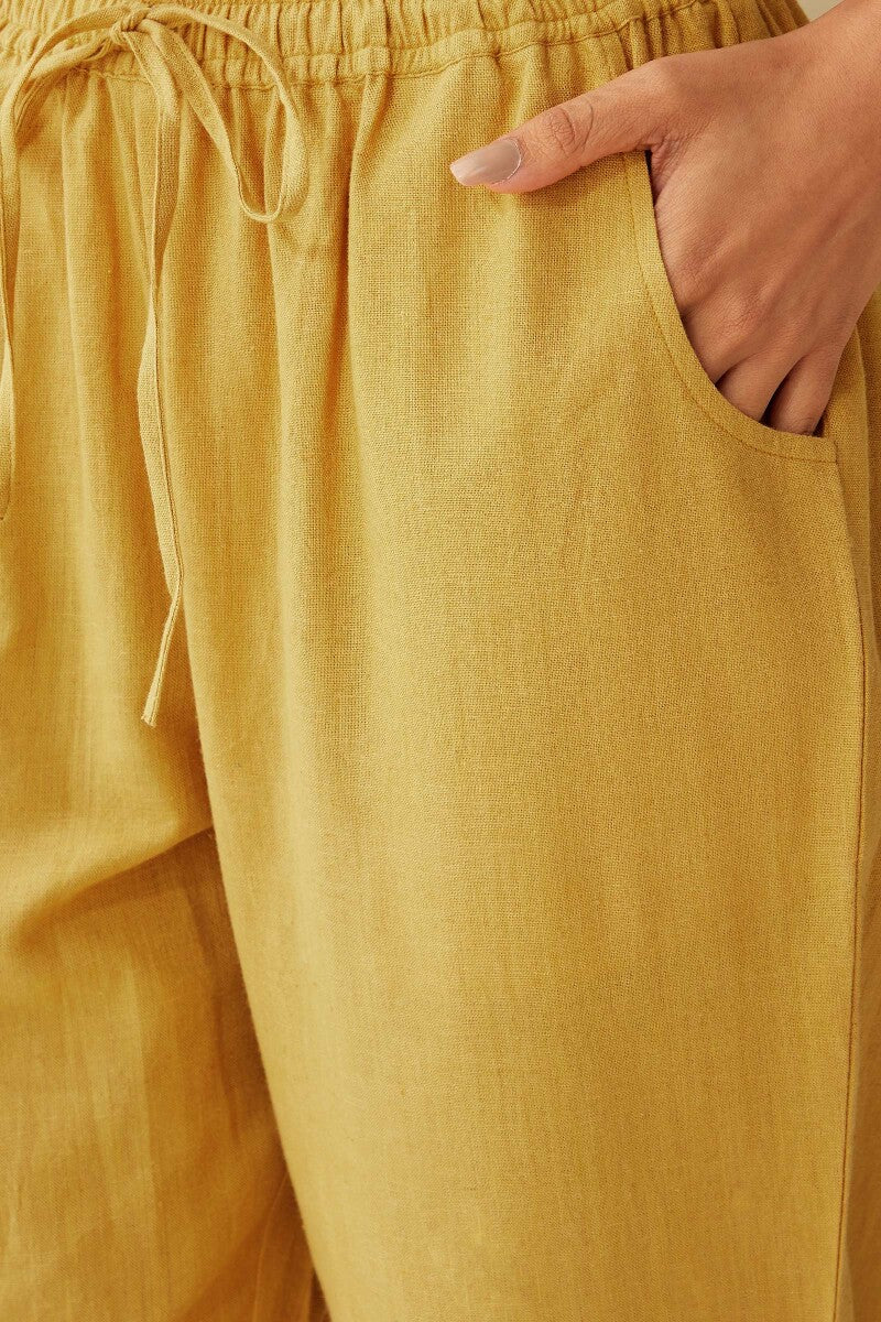Sehra Seher Mustard Narrow Pants