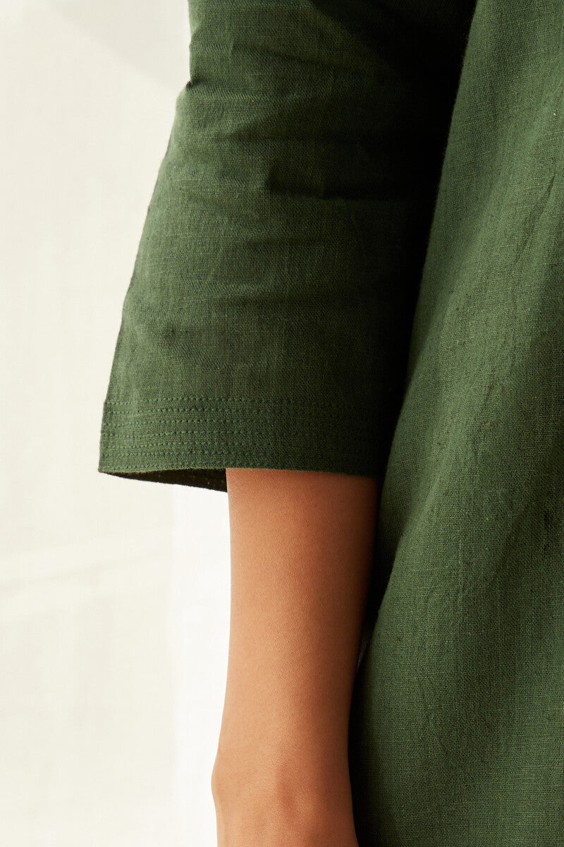 Sehra Seher Forest Green Kurta