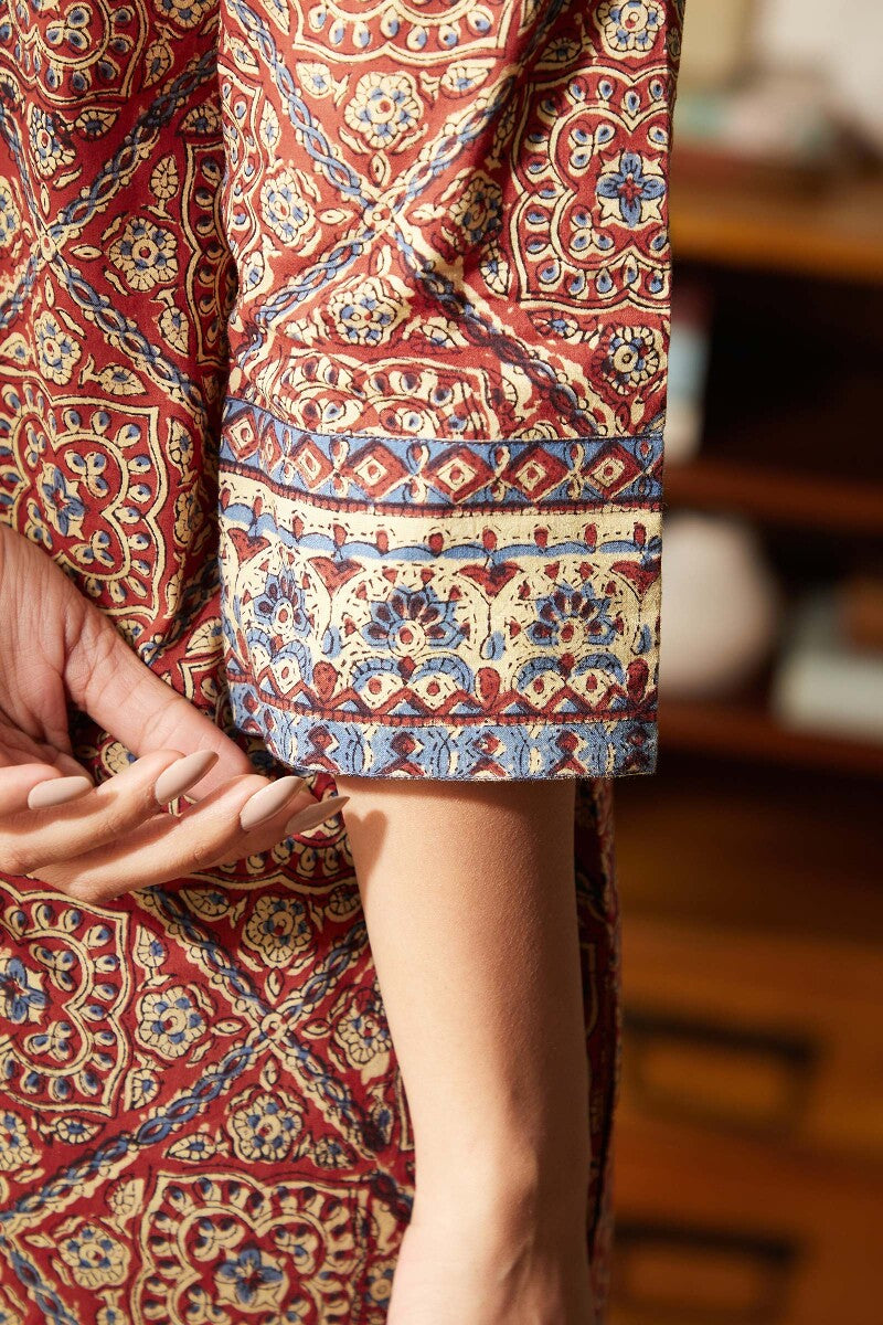 Sehra Nida Bagru Kurta