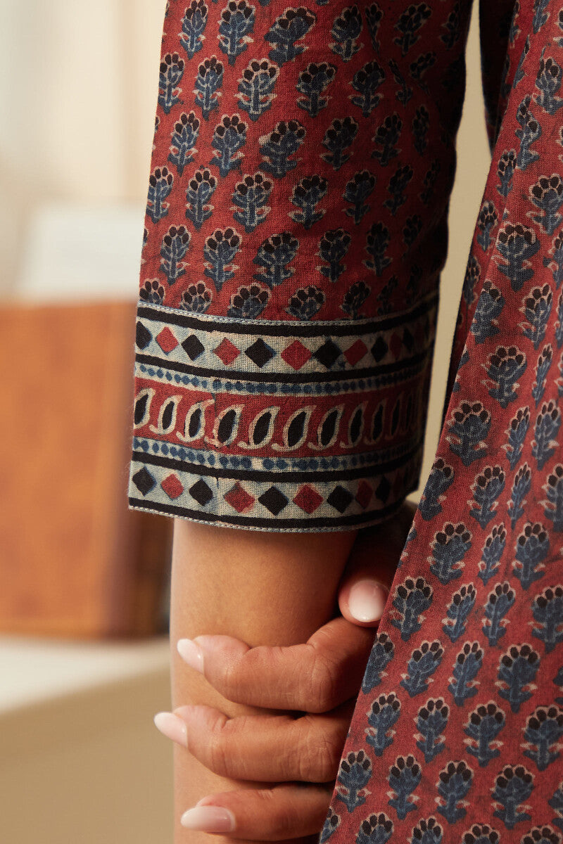 Sehra Ruhi Ajrak Top