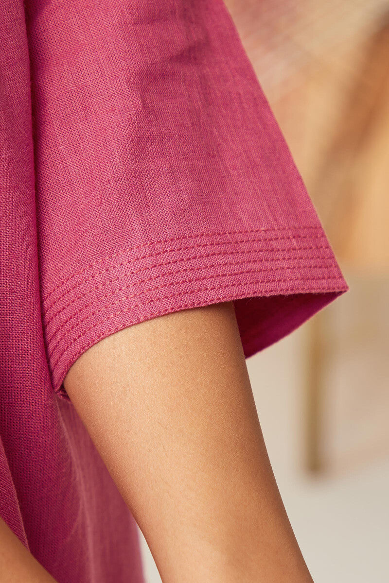 Surplus: Roza Seher Rose Pink Kurta