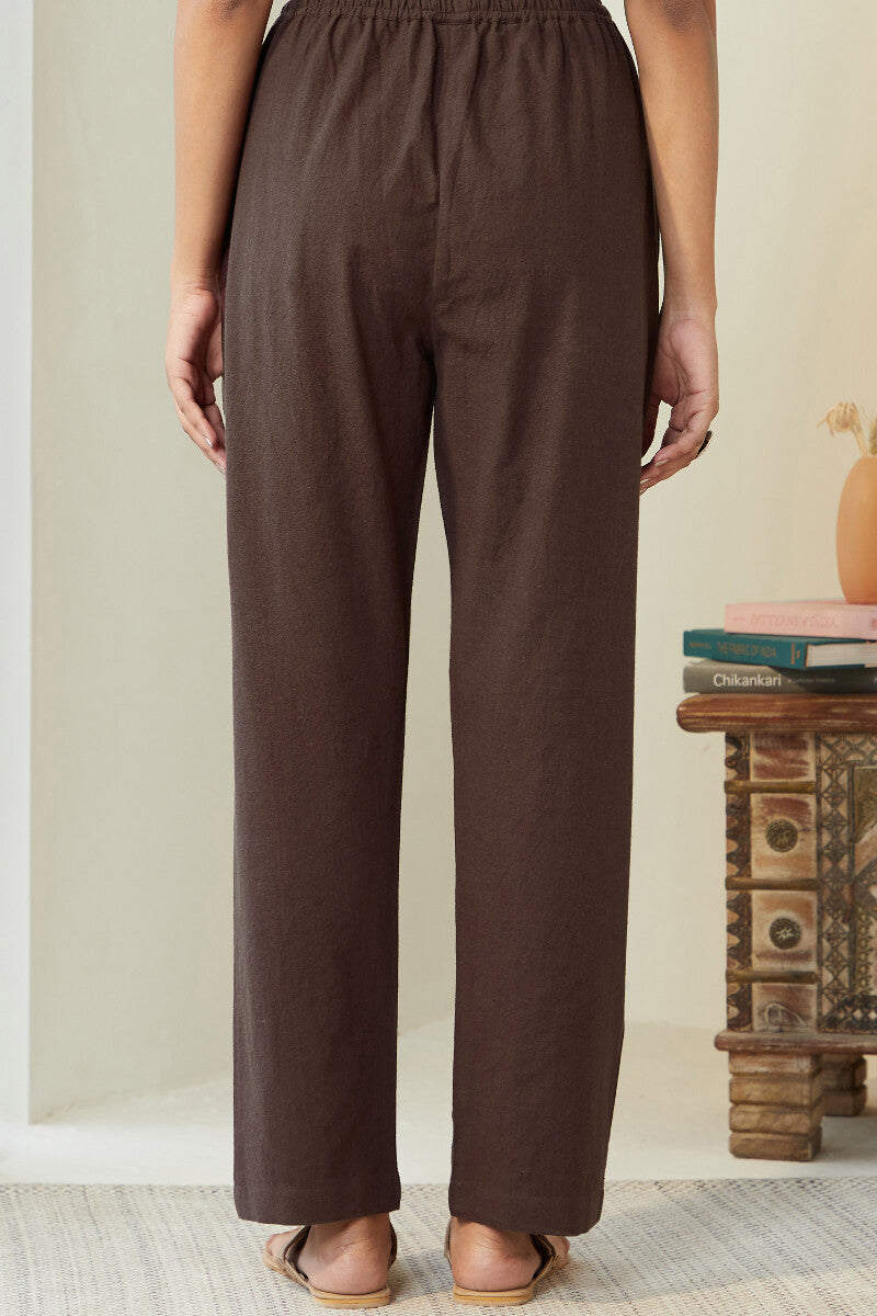 Roza Seher Brown Pants