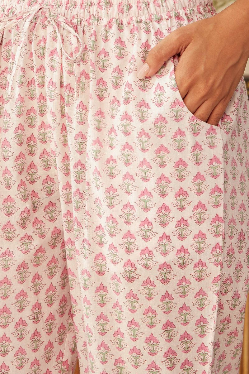 Rosheen Niyamat Sanganeri Narrow Pants