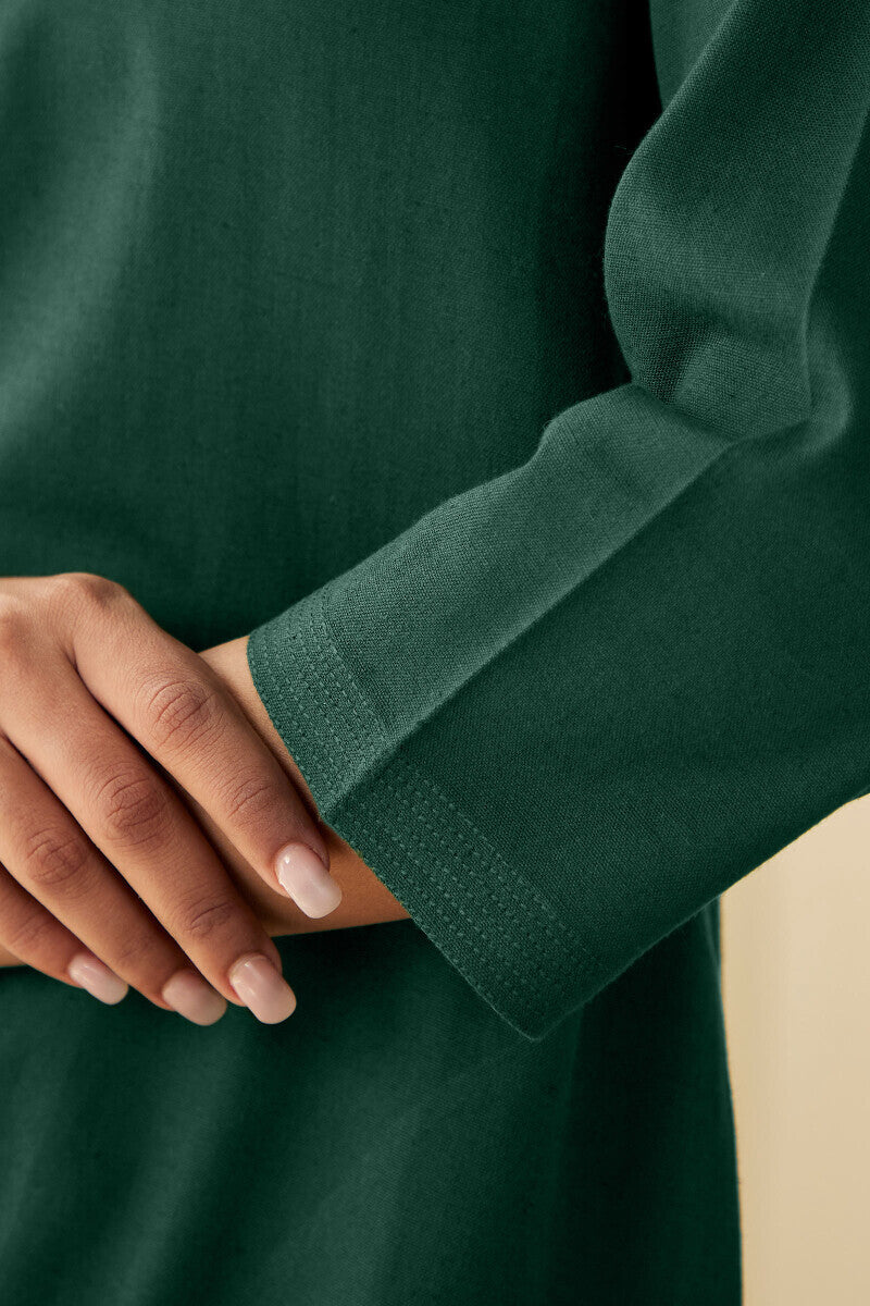 Roza Seher Emerald Green Kurta