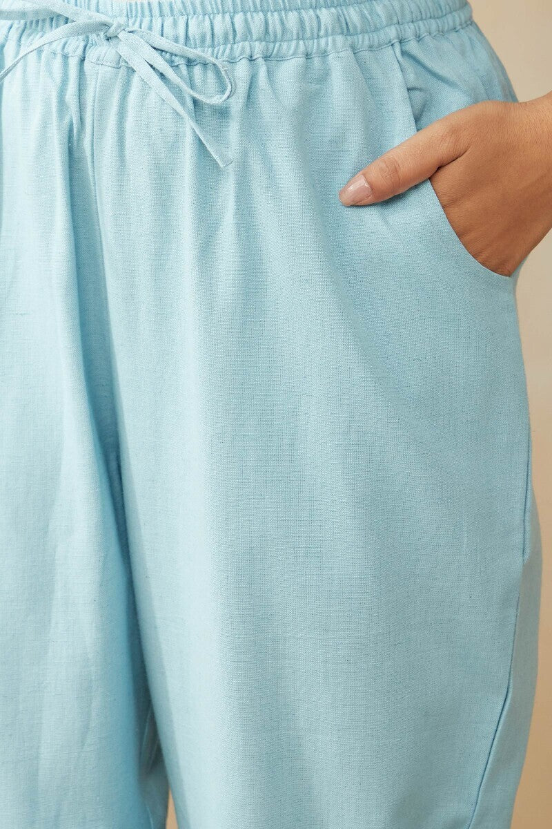 Mirza Sehreen Blue Narrow Pants