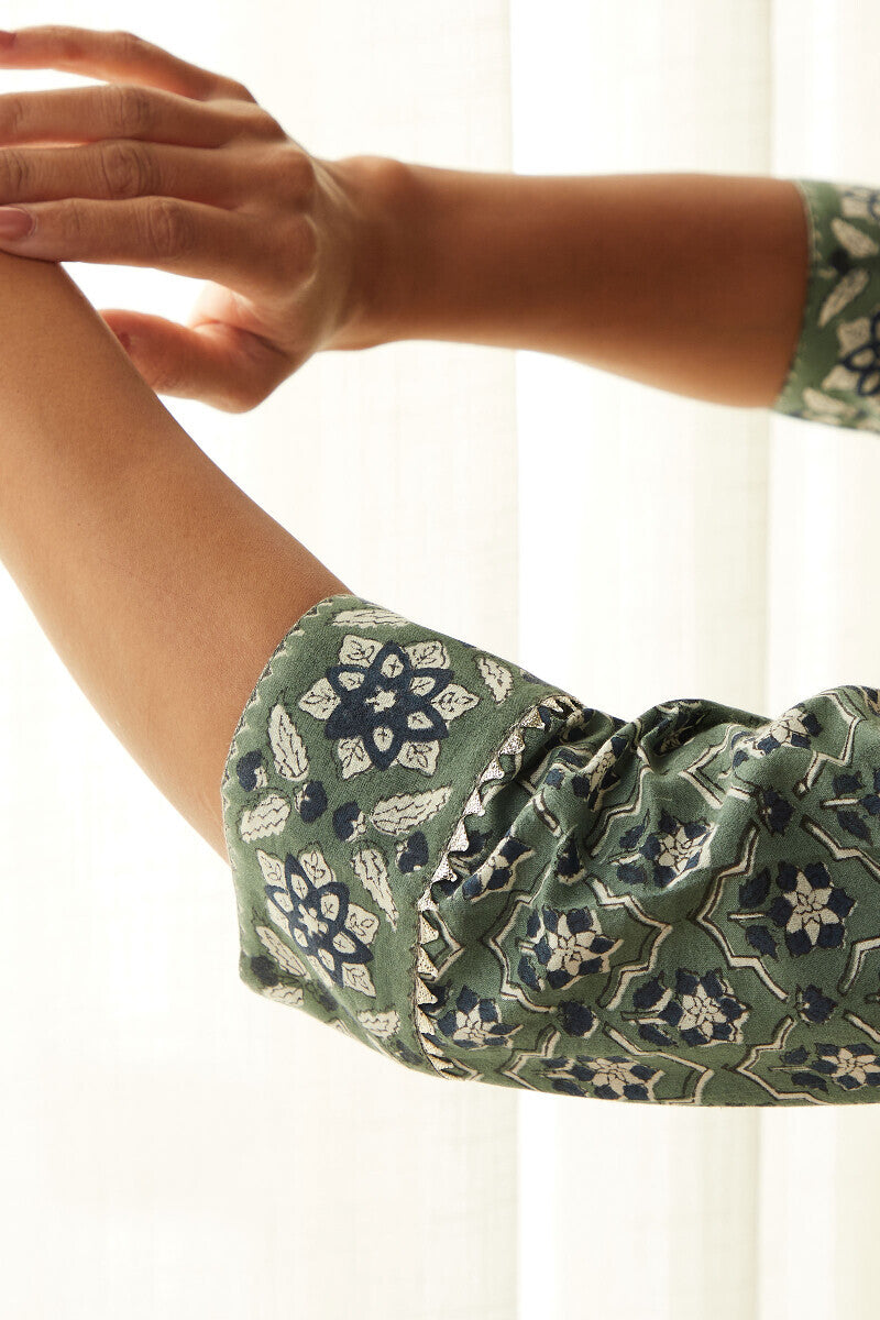 Sehra Fizah Bagru Kurta