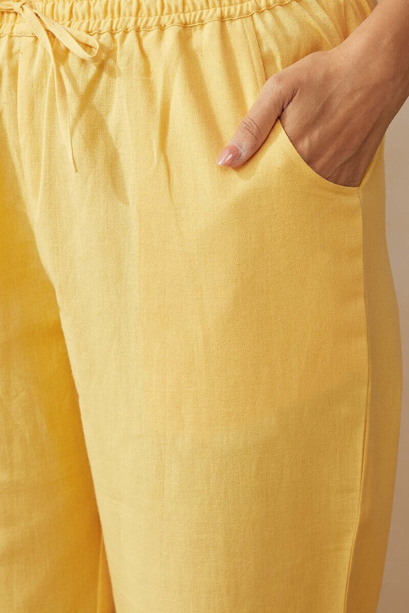Roza Zoya Yellow Narrow Pants