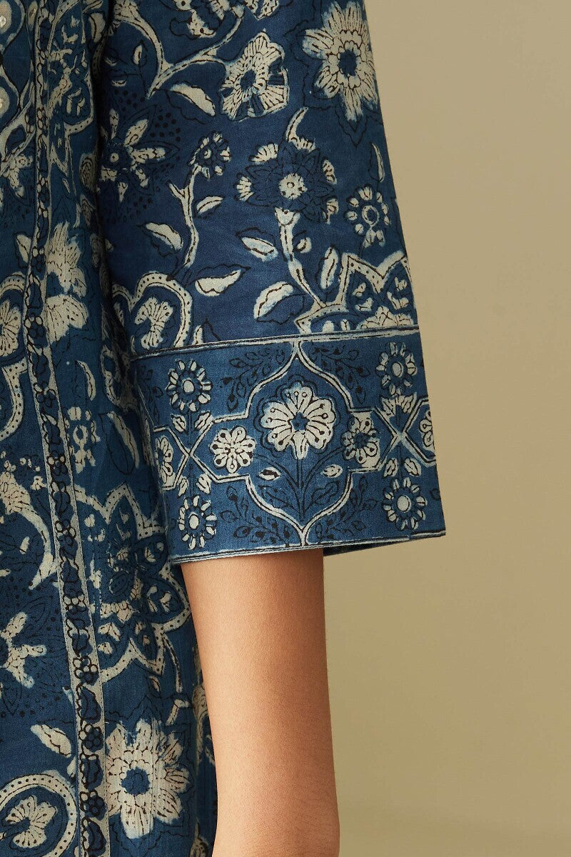 Sehra Maiwa Indigo Kurta