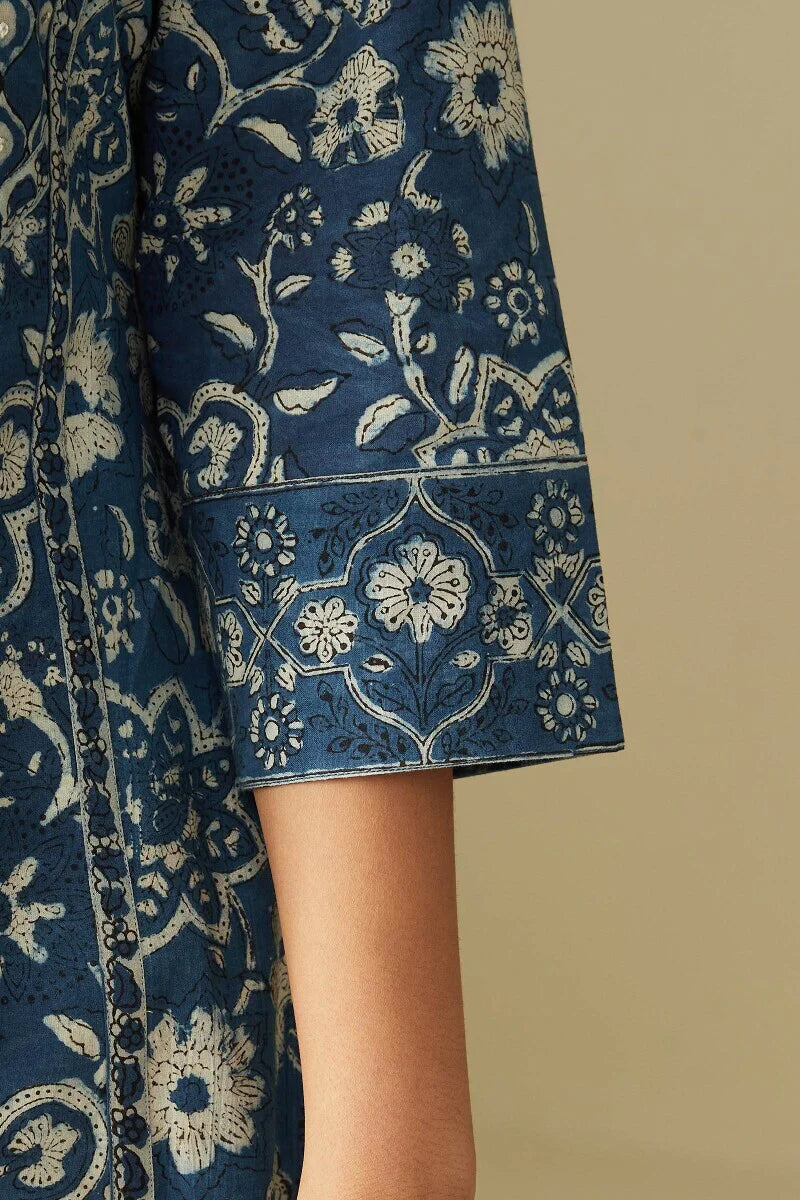 Sehra Maiwa Indigo Kurta