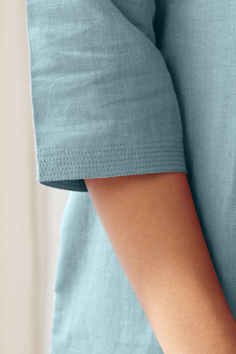 Roza Seher Sky Blue Kurta