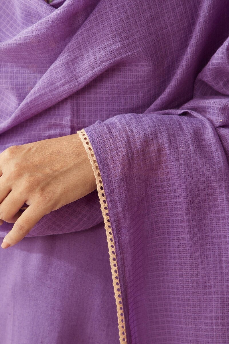 Roza Zoya Lavender Dupatta