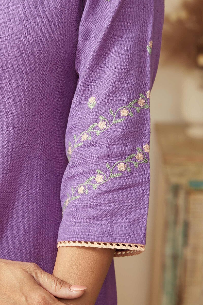 Surplus: Roza Zoya Lavender Kurta