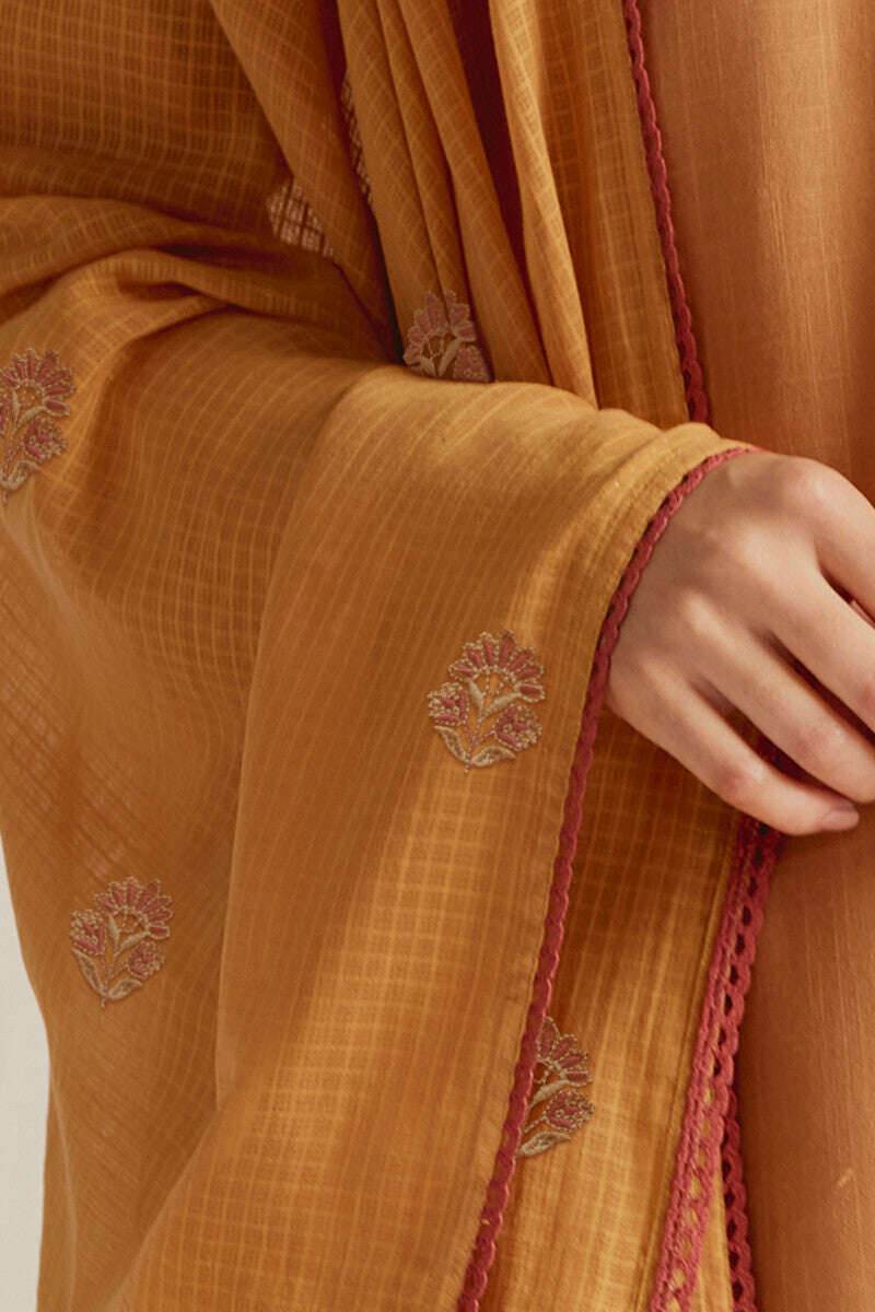 Roza Seerat Mustard Dupatta