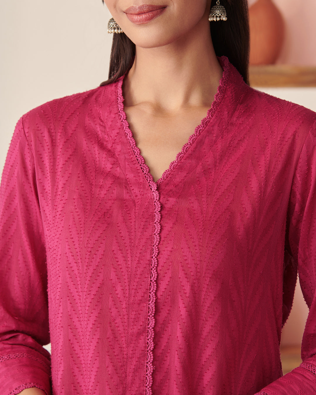 Roza Naimat Rani Pink Kurta