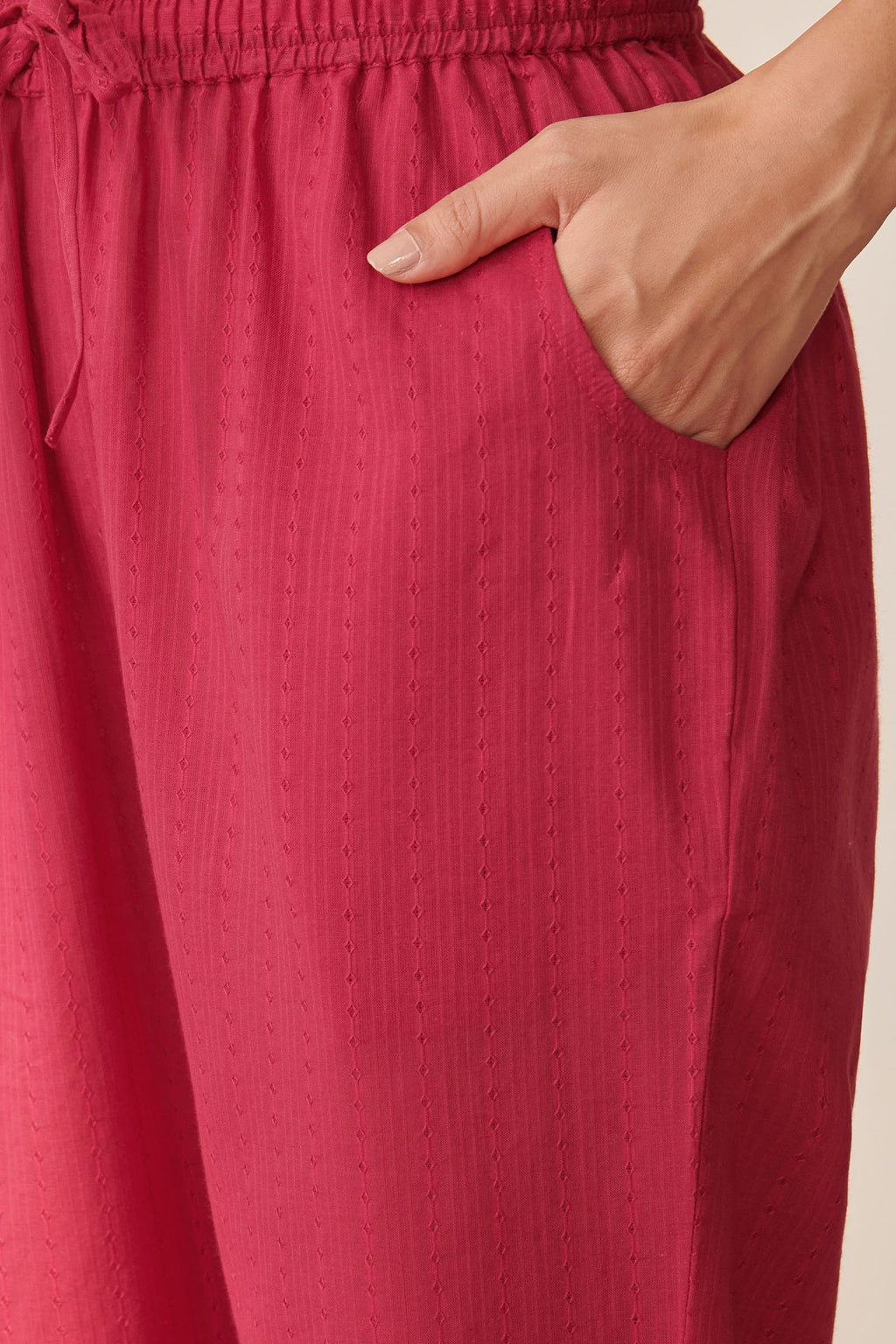 Roza Rosana Berry Pink Narrow Pants
