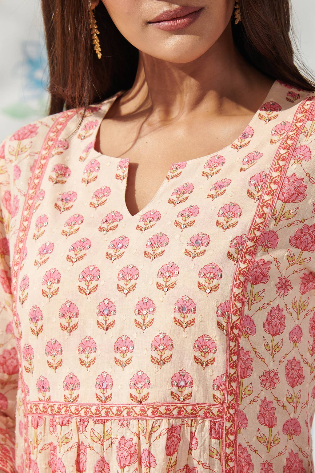 Gulbahar Saira Sanganeri Kurta