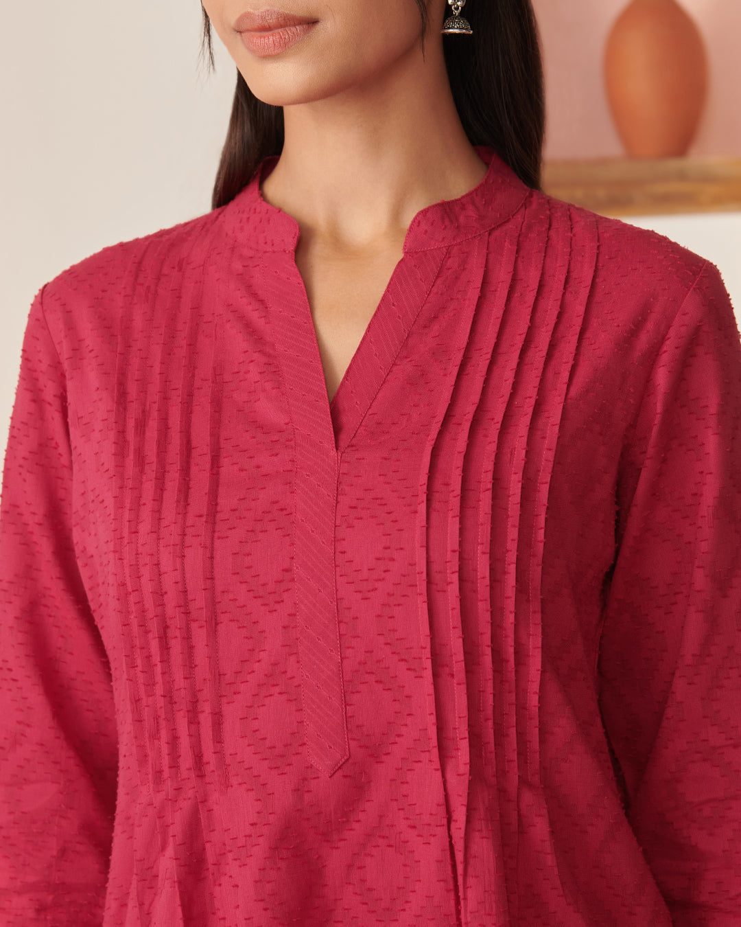 Roza Rosana Berry Pink Kurta