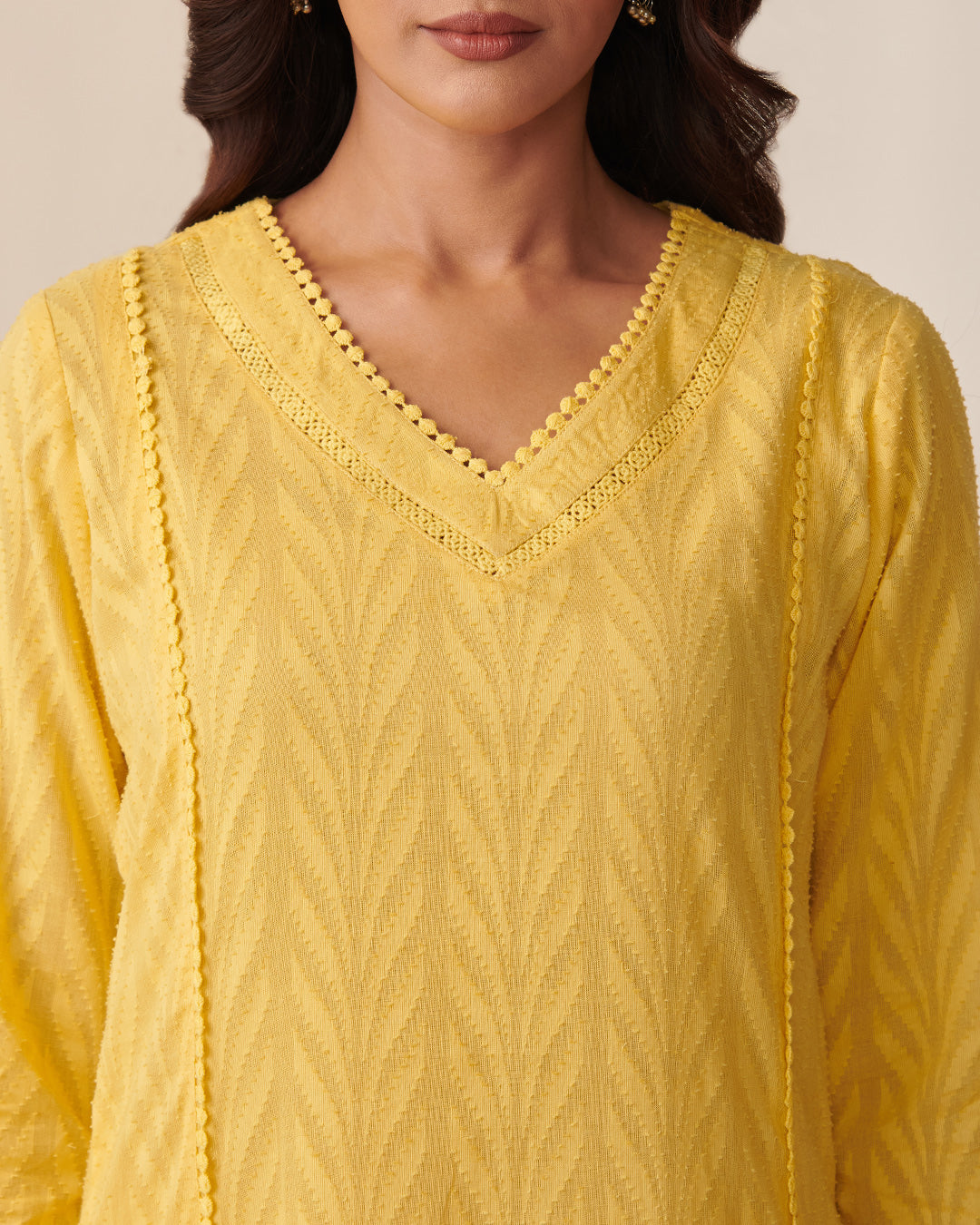 Roza Darya Daffodil Yellow Kurta