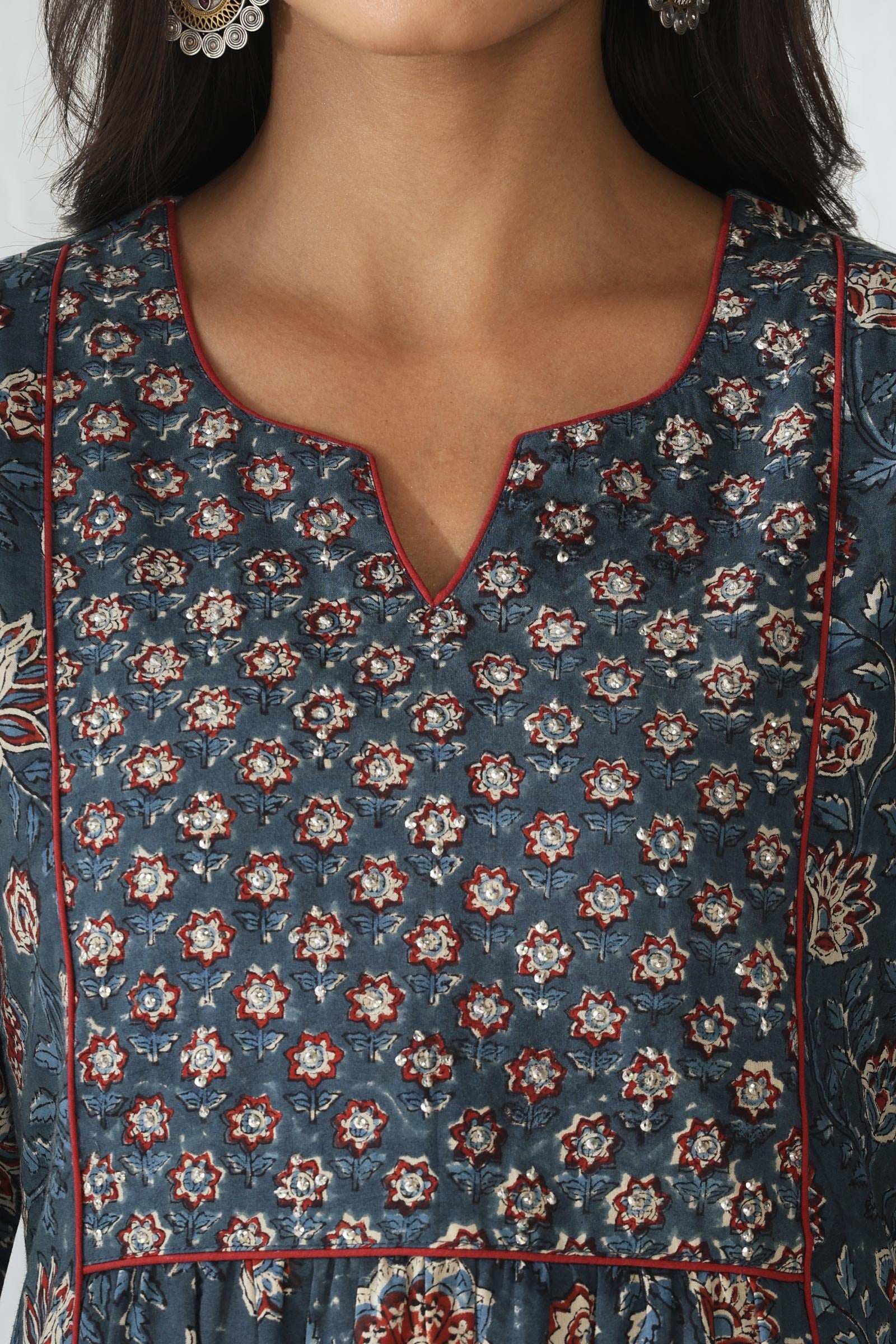 Sehra Afsana Bagru Kurta