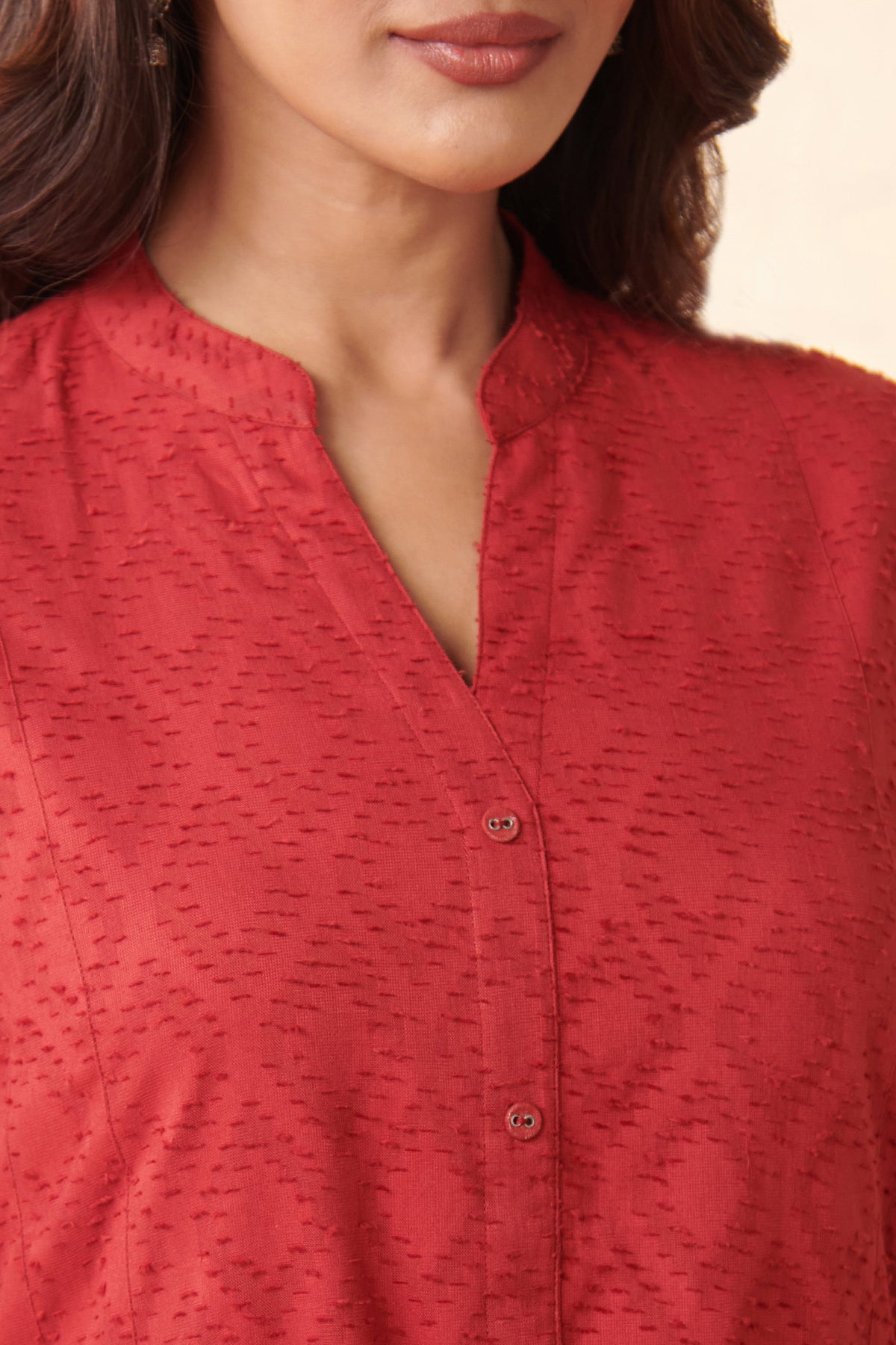 Roza Chaand Anar Red Kurta