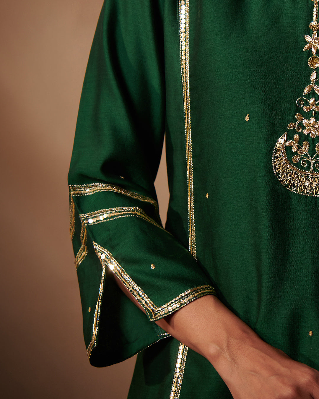 Roshanara Tasnim Emerald Green Kurta